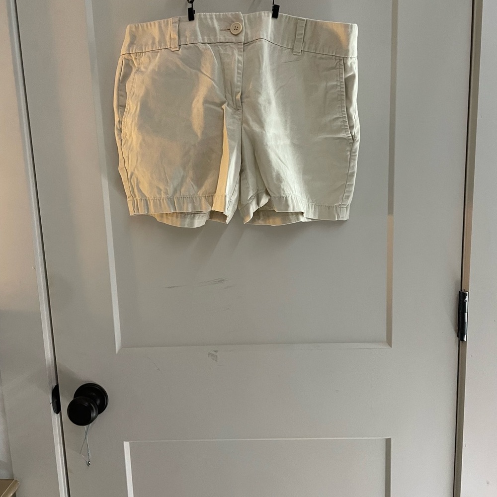 LOFT Off-White Casual Shorts